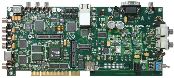 ICETEK-DM6467-PCI:DM6467 Digital Video Solution